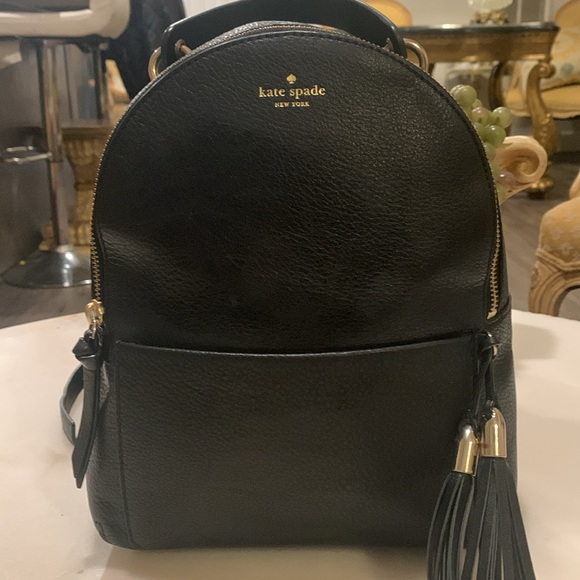 kate spade Handbags - Kate Spade Atwood Place Bradley Black Leather Backpack